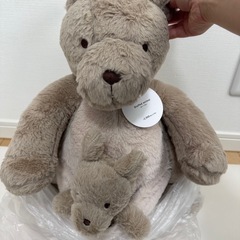新品未使用未開封★カンガルー親子ぬいぐるみ