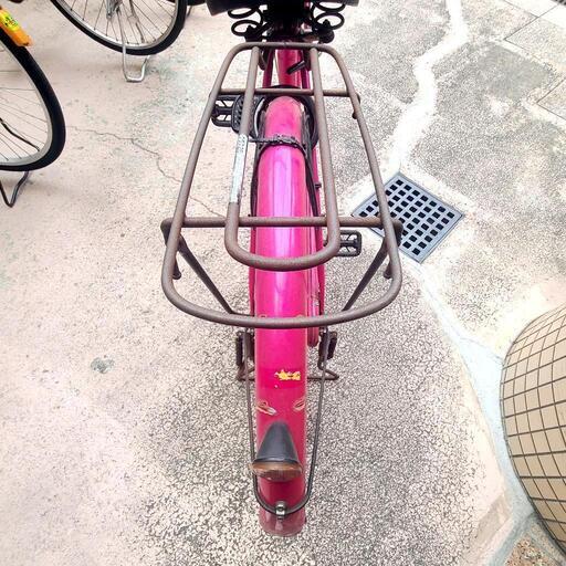 パールピンクの自転車ママチャリ【取りに来て頂ける方】 パールピンクの自転車【現地まで取りに来ていただける方