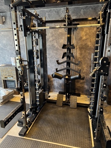 極上品【北海道旭川市限定】スミスマシン3.0 SLモデル RE-OS002 &黒ラバープレート&シャフトセット！発送不可 自社配達のみ 使用期間半年