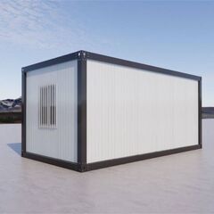 カスタムサイズとカラーをサポート資材でのご提供W3000×D6000×H2800㎜ ジャスト約18㎡・11畳 現地組立 ユニットハウス 簡易ナハウス 窓二つ付き 納期相談 低コスト 耐火 断熱 防音 耐震 連結可能 増築対策 物置・事務所・別宅・従業員宿舎に最適 日本語説明書付き [兵庫から全国]新品未使用 ユニットハウス プレハブ 海上 コンテナ ログ 仮設住宅 事務所 倉庫 野外 OK 格安の画像