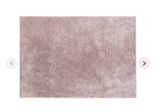 フランフラン　ウォッシャブル　カステ　ラグマット　M ピンク