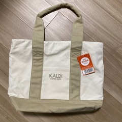 カルディ　カバンと手ぬぐいエコバッグのセットの画像