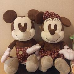ミッキー&ミニー　ぬいぐるみ