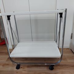 格安！★狭いキッチンで活躍★折り畳み式キッチンワゴンお譲りします
