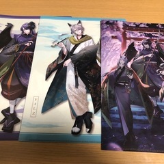 ローソン VΔLZ にじさんじ クリアファイル 妖 春私服 甲斐田 長尾 弦月の画像