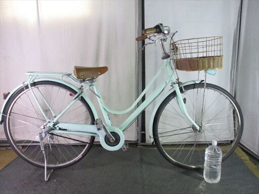 E167　★限定特価　整備済み★ブリヂストン　カジュナ　ベルト　ライム★ 中古自転車 【27インチ　 】 入札お待ちしております(*^▽^*)