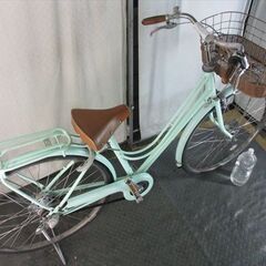 E167　★限定特価　整備済み★ブリヂストン　カジュナ　ベルト　ライム★ 中古自転車 【27インチ　 】 入札お待ちしております(*^▽^*)の画像