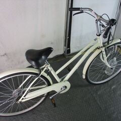 E170　★限定特価★ 中古自転車 アサヒ【26インチ　軽快車　白　LEDダイナモライト 】 入札お待ちしております(*^▽^*)の画像
