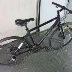E172　★　39800円★整備済み スポーツ中古自転車 ルイガノ　ブラック　47ｃｍ　油圧ディスク【クロスバイク】(*^▽^*)の画像