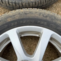 ダイハツ純正ホイール4本セット155/65R14 本日中の引き取りで2000円引  の画像