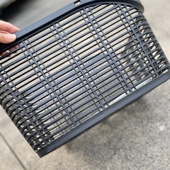 自転車 後ろかご 美品 黒 OGKの画像