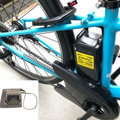Panasonic★Velo-Star ベロスター 電動アシスト自転車 パナソニック スムースブルー BE-FVS771 7段変速 700×38C 中古の画像