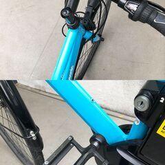 Panasonic★Velo-Star ベロスター 電動アシスト自転車 パナソニック スムースブルー BE-FVS771 7段変速 700×38C 中古の画像