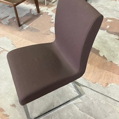 J62⭐️ダイニングチェア　ビジネスチェア　マットブラウンの画像
