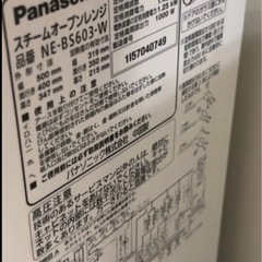 PanasonicビストロNE-BS603-Wの画像