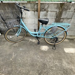 自転車 後ろかご 美品 黒 OGKの画像