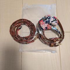 和柄小型犬、猫用ハーネス、リードの画像