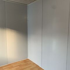 【資材でのご提供】W3000×D6000×H2800㎜ ジャスト約36㎡・11畳 2階建て2個セット現地組，ユニットハウス プレハブハウス ガラス付きで事務所にも最適 別荘 ＤＩＹ 海上コンテナ，ショールーム、応接室、ショップ；#プレハブ事務所；#仮設ハウスの画像
