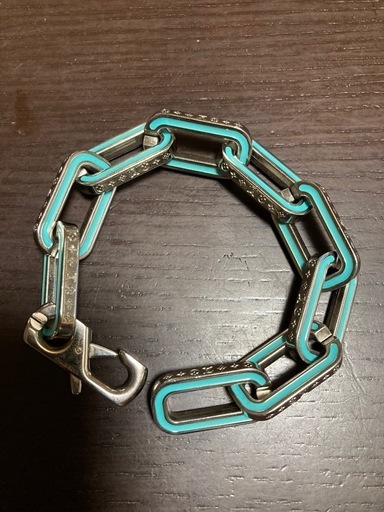 ルイヴィトン マルチカラーブレスレットコリエシルバーブルー