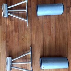家具金具、DIY素材、金属の脚、中古の画像