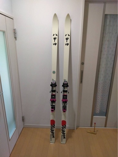 値下げしました！ブルーモリス製スキー板「八甲田」金具付き