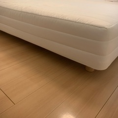 無印良品　無印　脚付きマットレス　ベッド　シングルサイズ　マットレスの画像