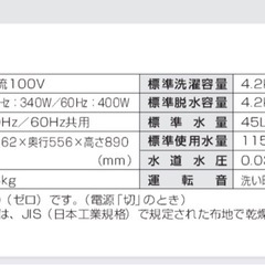 【0円】使用可能 National洗濯機　の画像