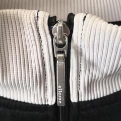 ellesse レディース L ジャージジャケット ブラック/グレーの画像
