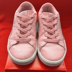 まだまだ履けます！子供用 PUMA プーマ ビッキー V3 グリ...