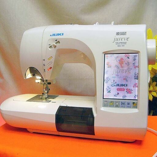 【◆JUKI◆ 刺繍機能満載コンピューターミシンHZL-010】整備済 現品管理番号：s0324_001w