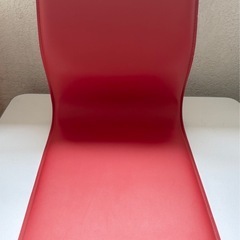 値下げ↓中古◆ニトリ◆座椅子◆コンパクトモダンザイス◆リアム◆赤の画像