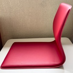 値下げ↓中古◆ニトリ◆座椅子◆コンパクトモダンザイス◆リアム◆赤の画像
