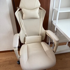 ゲーミングチェア オフホワイト