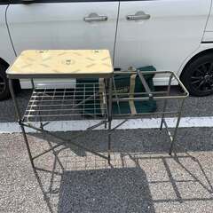 Coleman キッチンテーブル　W117 x D52 X H8...
