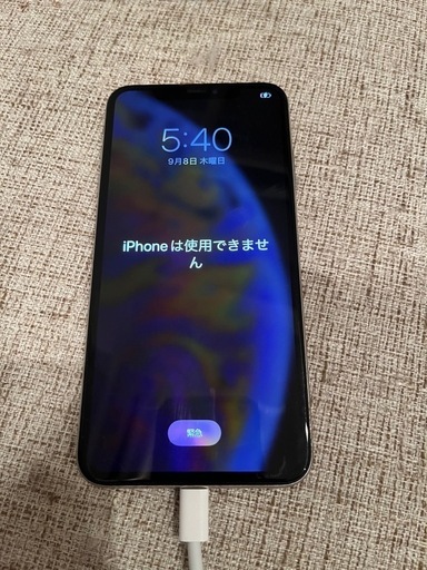 Apple iPhone X シルバー 本体　ジャンク