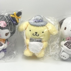 サンリオ　ポムポムプリン　ポチャッコ　クロミ　ぬいぐるみ