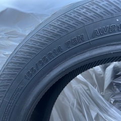 【4月末までに引取り希望】ヨコハマ オールシーズンタイヤ 155/65r14の画像