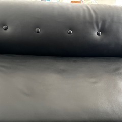【取引中】ソファー　黒の画像