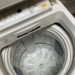 I2503-796 パナソニック 全自動電気洗濯機 NA-F7AE6 2018年製 容量7kg 動作確認済み キズ汚れ有りの画像