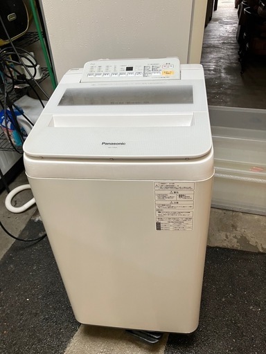 I2503-796 パナソニック 全自動電気洗濯機 NA-F7AE6 2018年製 容量7kg 動作確認済み キズ汚れ有り