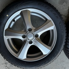 ブリヂストン　VRX2 2024年製　ほぼ新品　ホイールはおまけ程度の画像