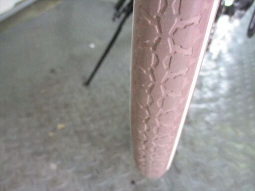 E181☆限定特価☆ 中古自転車 【 26インチ パープル軽快車 LEDオート