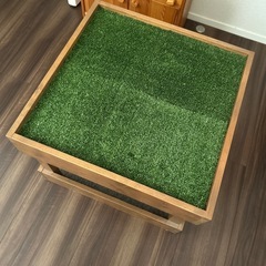 シルバニア　LEGOブロックなどプレイテーブル　おもちゃの画像