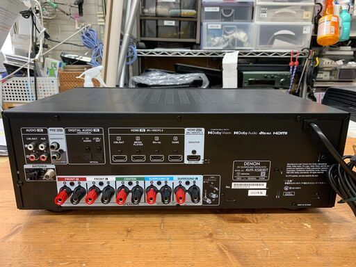 【愛品館江戸川店】DENON AVR-X580BT  AVサラウンドレシーバー 2022年モデル　ID:132-050792-007