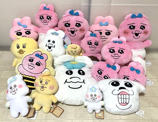 おぱんちゅうさぎ　ぬいぐるみ クッション 他　まとめて　18点　サイズ18～45cm