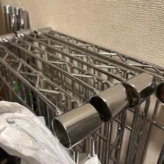 中古　スチールラック90cm x 36cm x 159 キャスター付き　　の画像