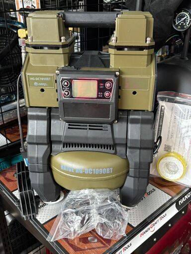 【中古】ハイガー HAIGE HG-DC1090BT エアーコンプレッサー 100V 5L