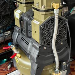 値下げしました！【中古】ハイガー HAIGE HG-DC1090BT エアーコンプレッサー 100V 5Lの画像