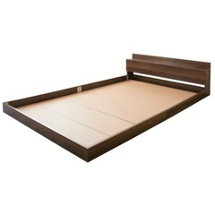 フロアベッド　ローベッド　シングル　コンセント付きの画像