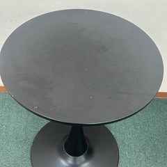 訳あり　円形テーブル　家具　インテリア　ブラックの画像